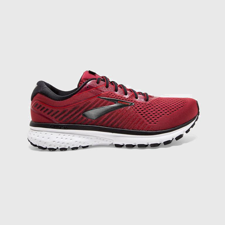 Tenis Brooks Ghost 12 - Zapatillas Para Correr En Asfalto Hombre - Rojas (MKXG-97214)